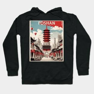 Foshan China Vintage Poster Tourism Hoodie